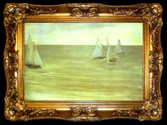 framed  James Abbot McNeill Whistler Trouville, ta009-2